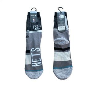 NBA Brooklyn Nets Casual Stance Socks Size Large